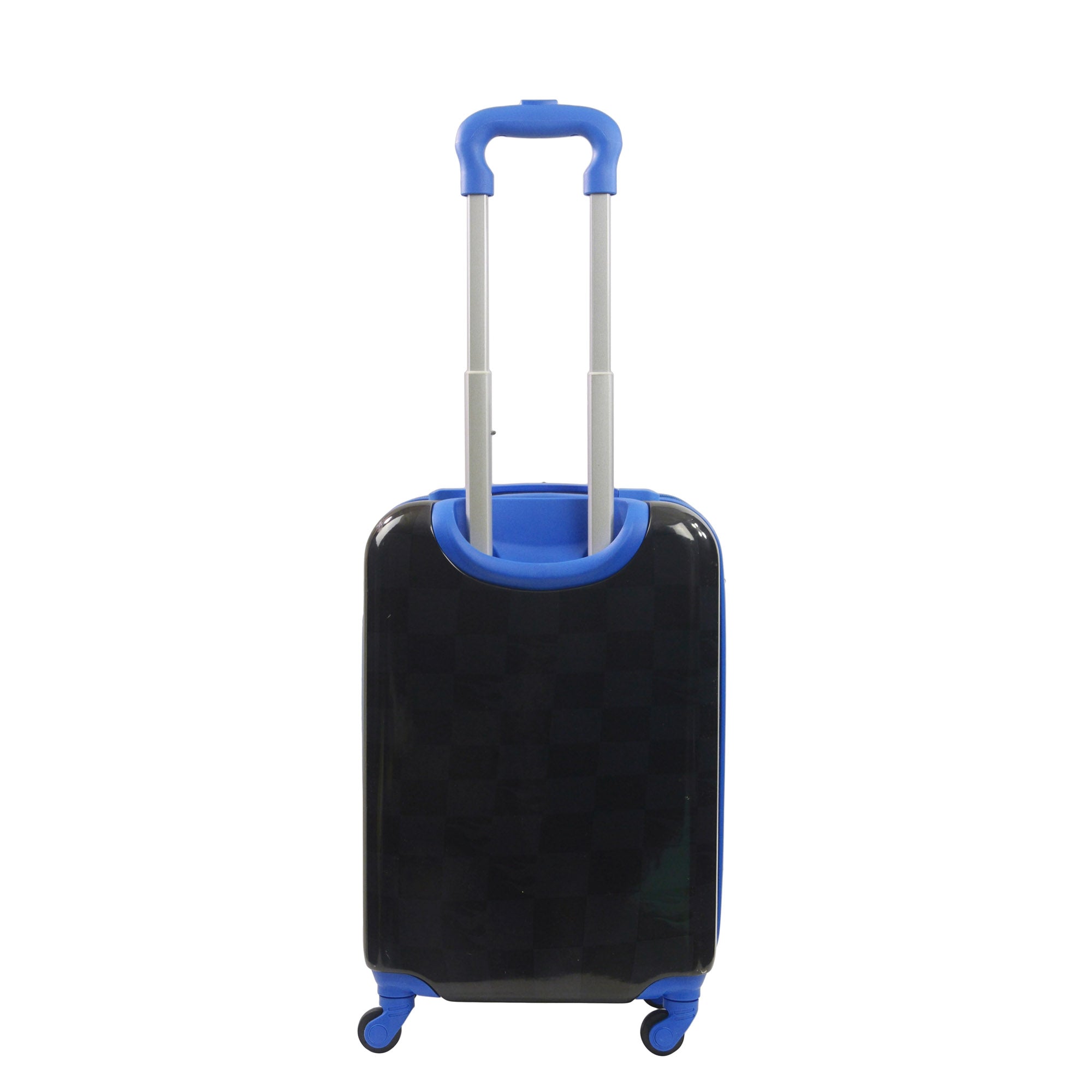 MATTEL Ful Hot Wheels 20.5" Black and Blue Kids Spinner Suitcase Rolling Carry-on Luggage