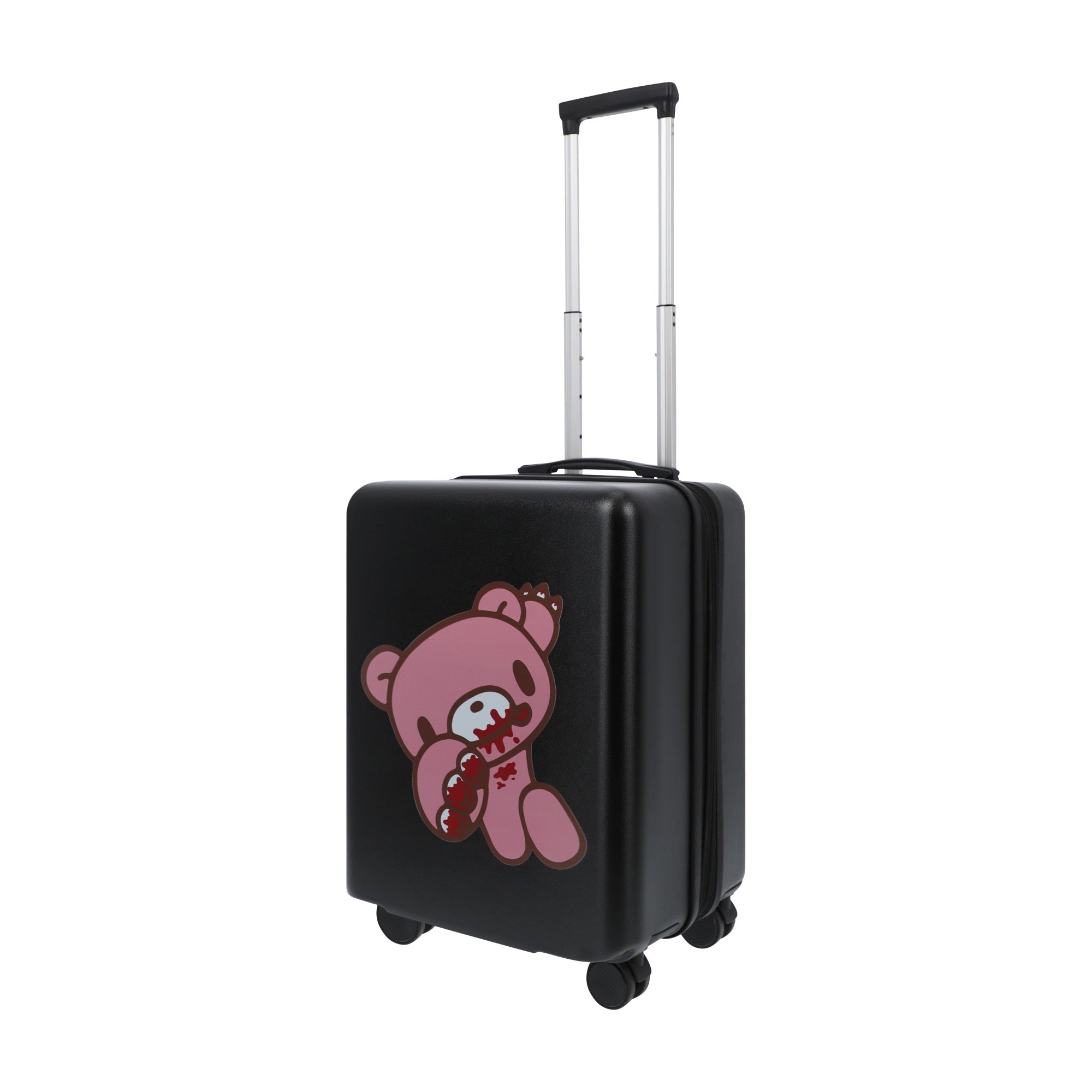 Black octas gloomy bear 22.5" carry-on spinner suitcase rolling luggage by Ful