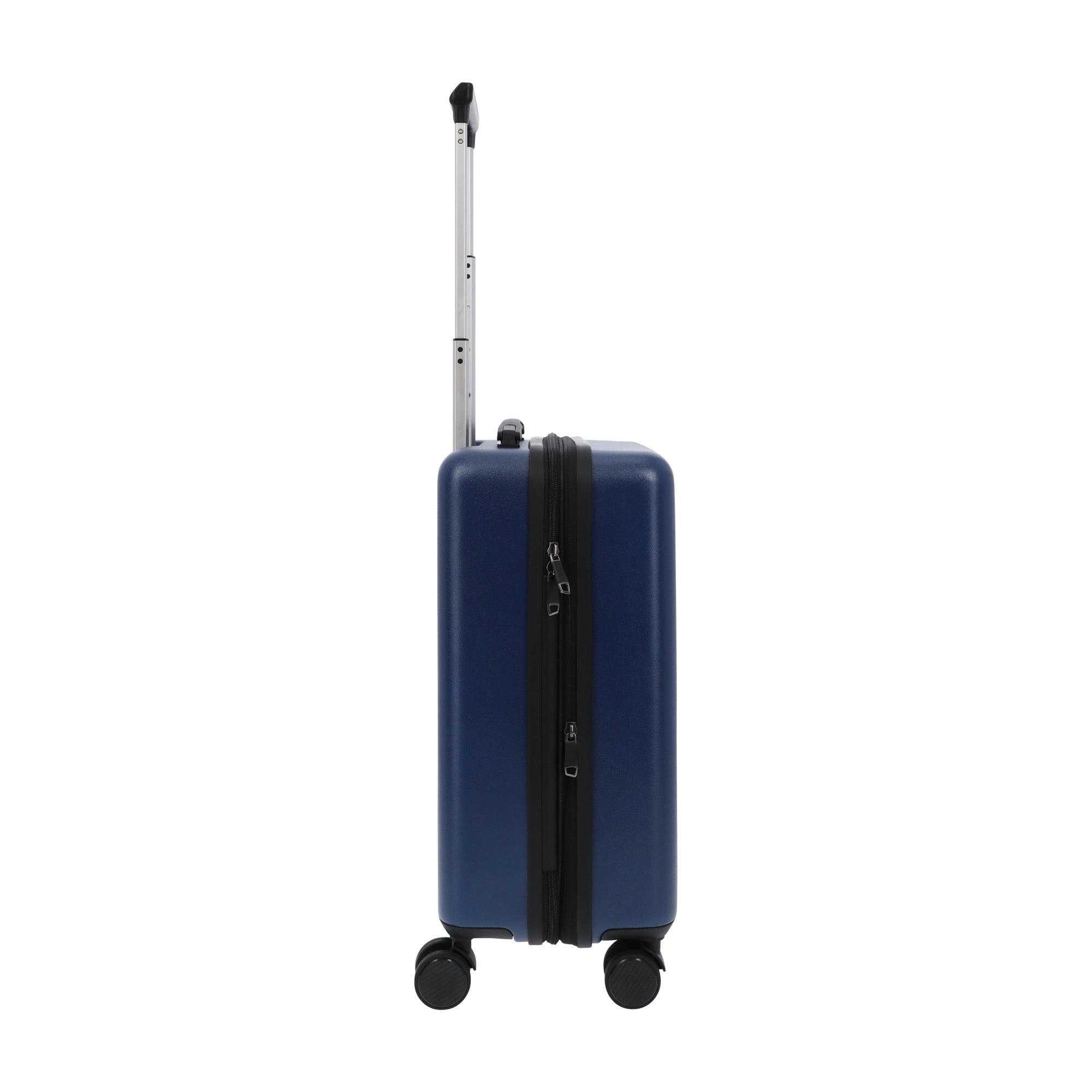 Navy blue paramount TMNT 22.5" carry-on spinner suitcase luggage by Ful