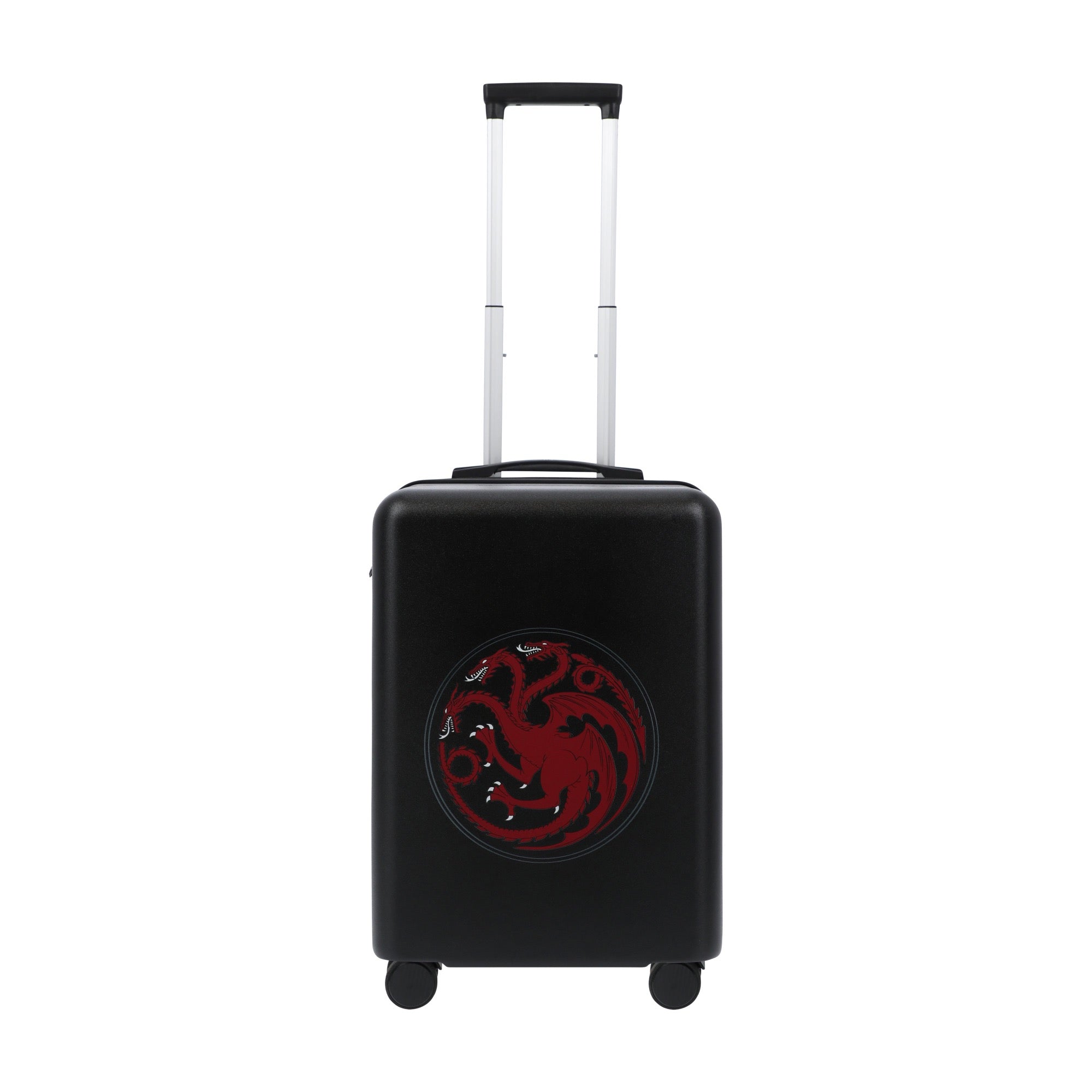 Black WB Game of Thrones 22.5" carry-on spinner suitcase luggage by Ful