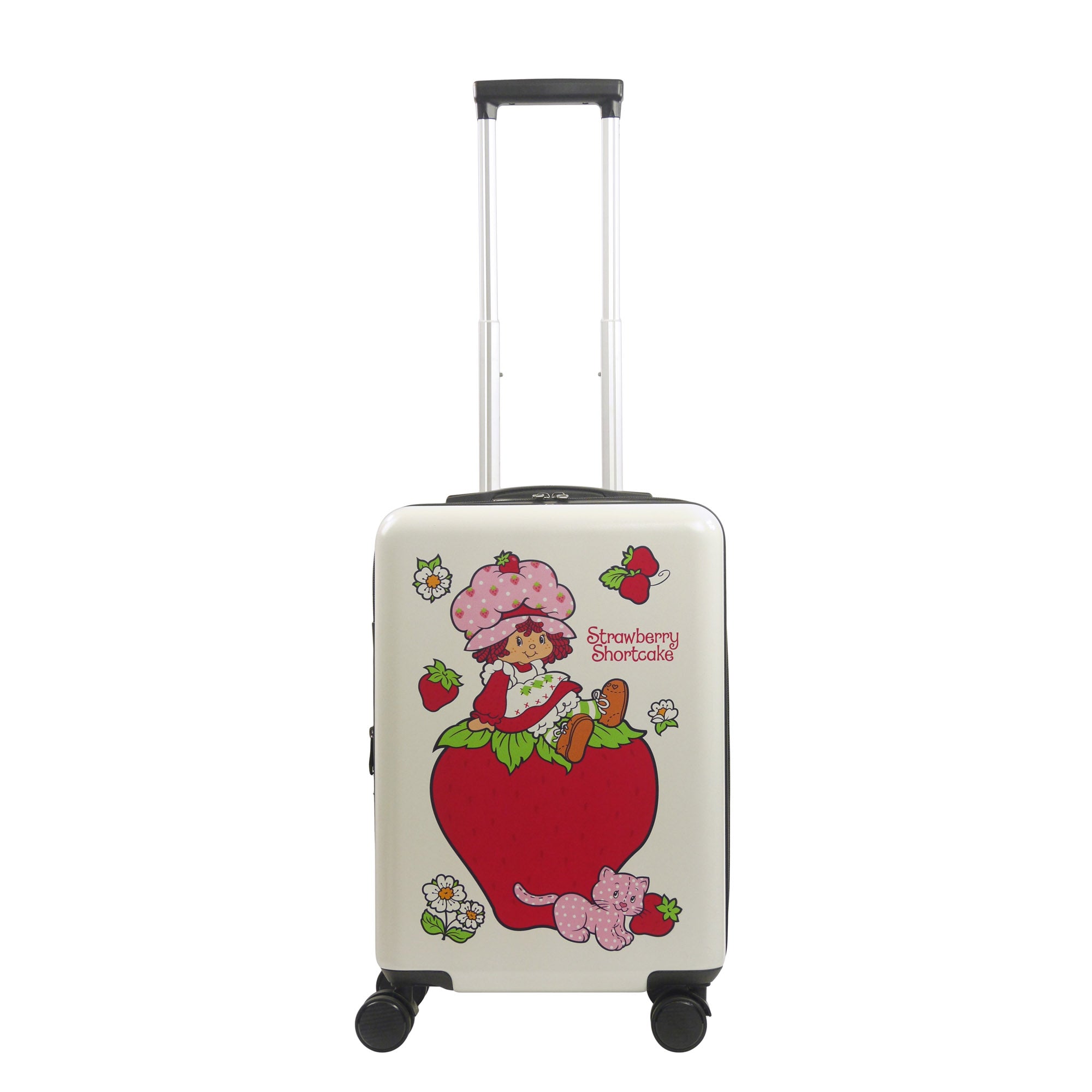 Strawberry Shortcake Ful 22.5" White with Carry-On Hard side Spinner Suitcases Luggage