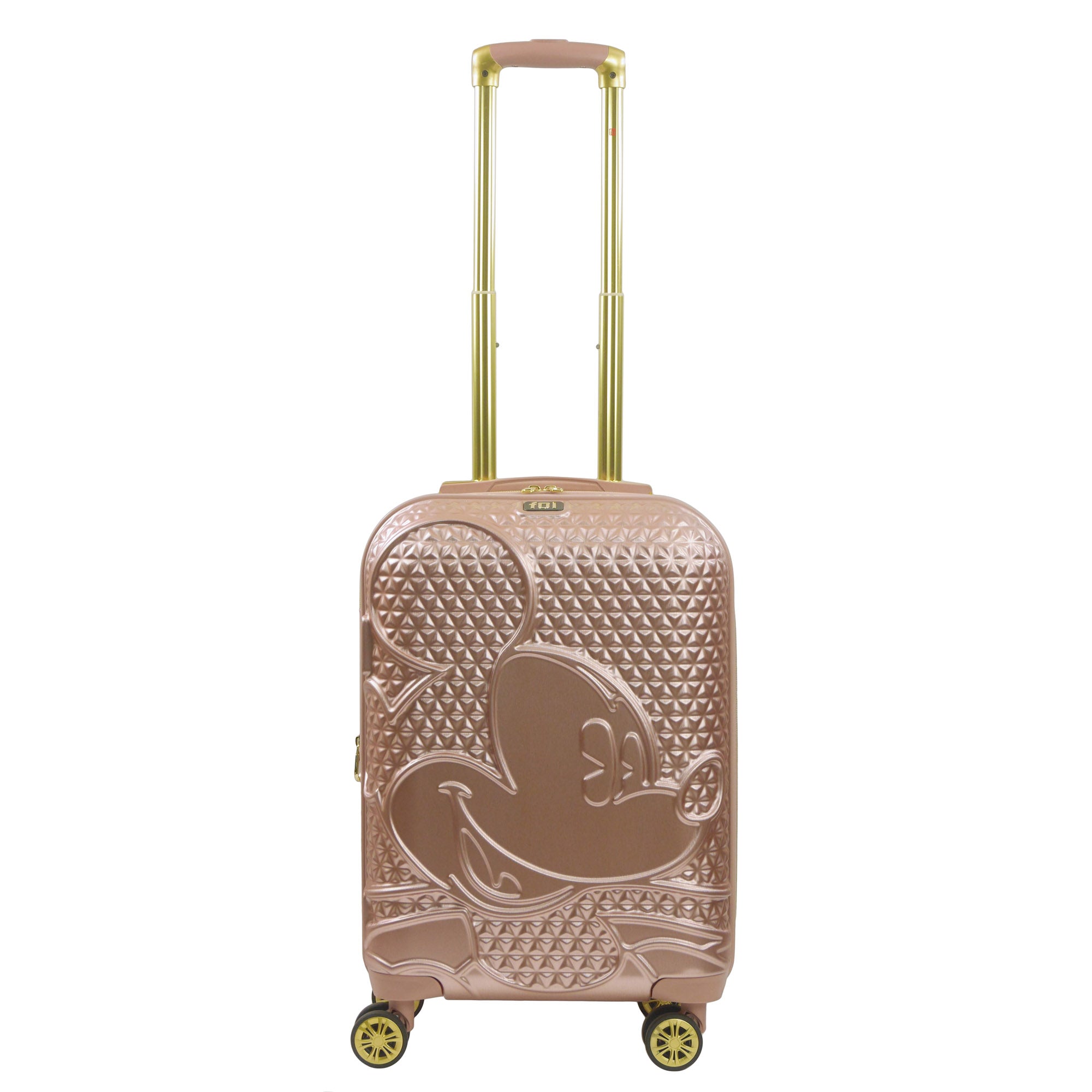 Mickey Mouse Rolling Luggage FŪL Disney Luggage 22.5" Rose Gold