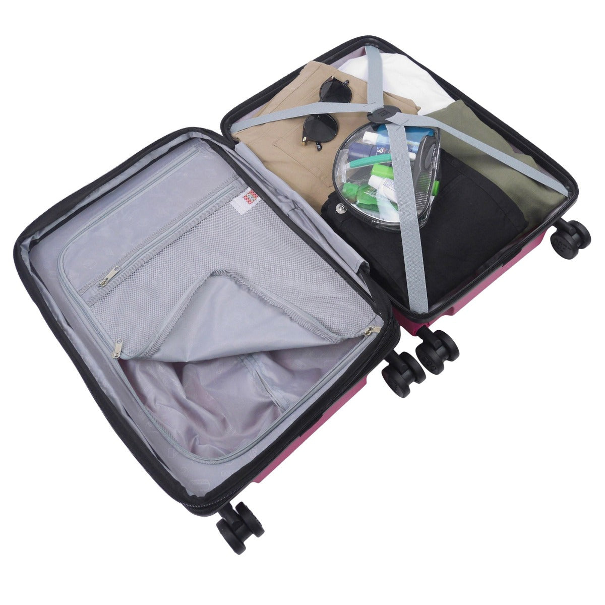 Lego Signature Brick 2X3 trolley expandable 22" carry-on spinner suitcase for travel