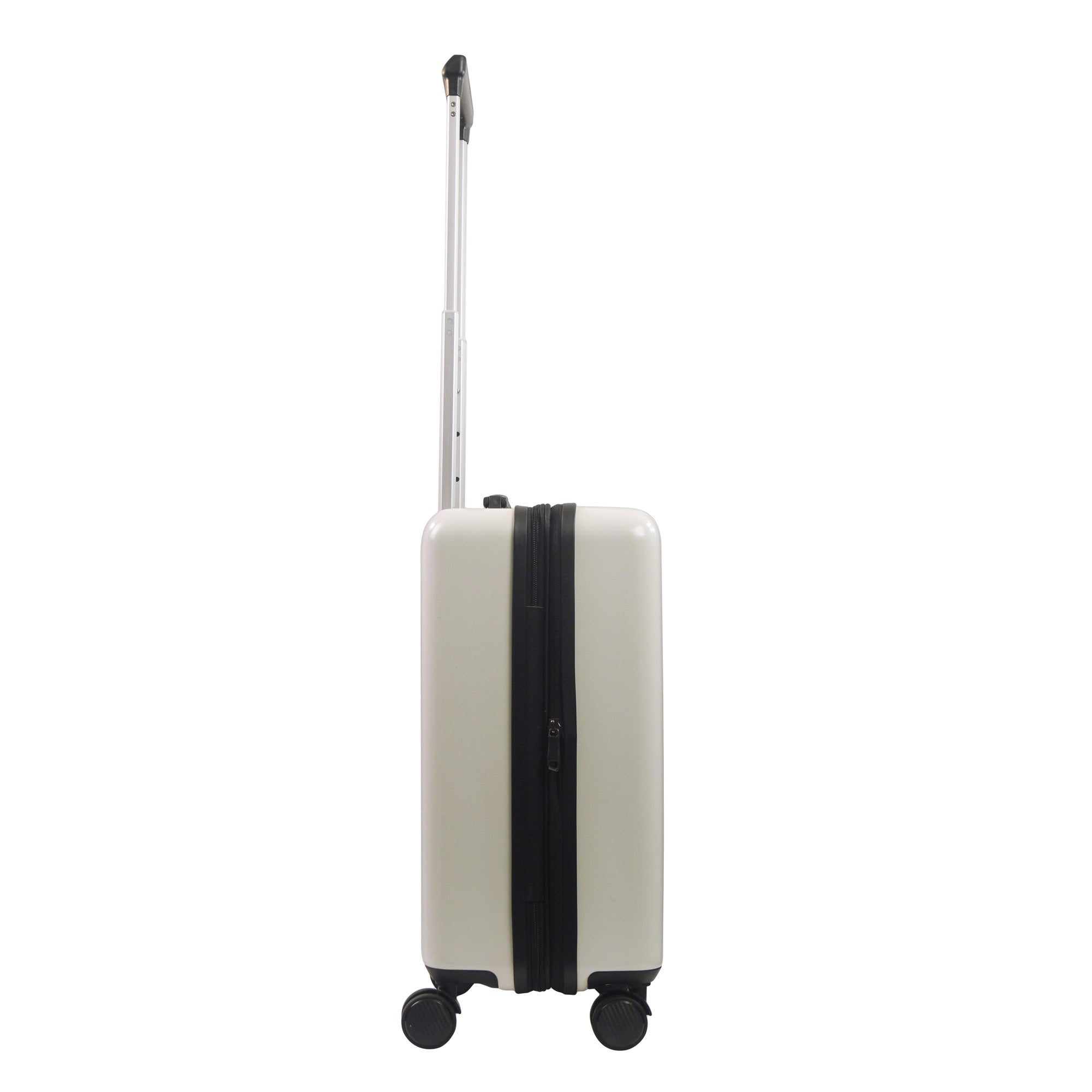 Home Alone Ful 22.5" Carry-On  Home Alone For the Holidays logo White Spinner Suitcase Hard Side Rolling Luggage