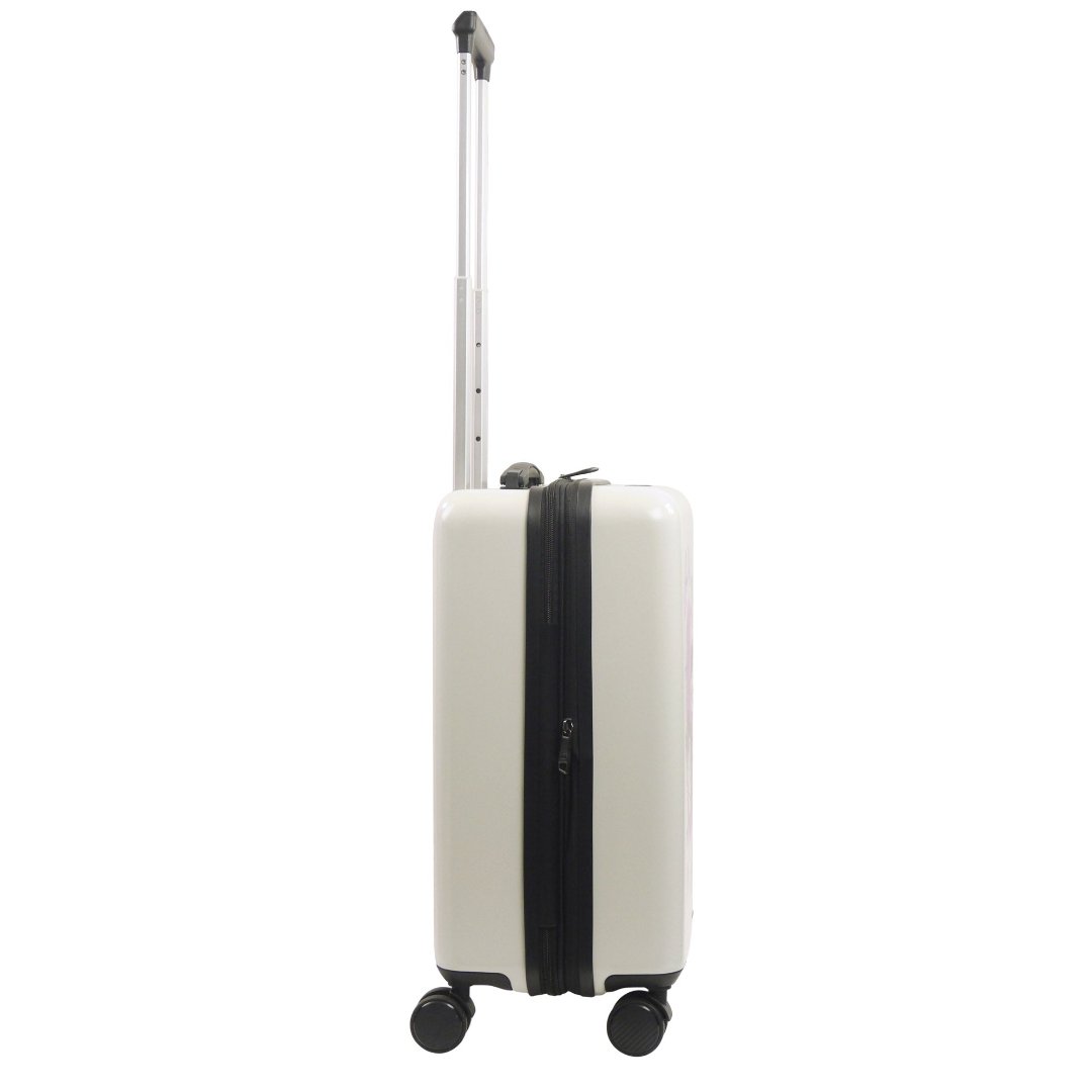 Disney Nightmare Before Christmas Jack and Sally Love you to death 22.5" white carry-on rolling spinner suitcase luggage