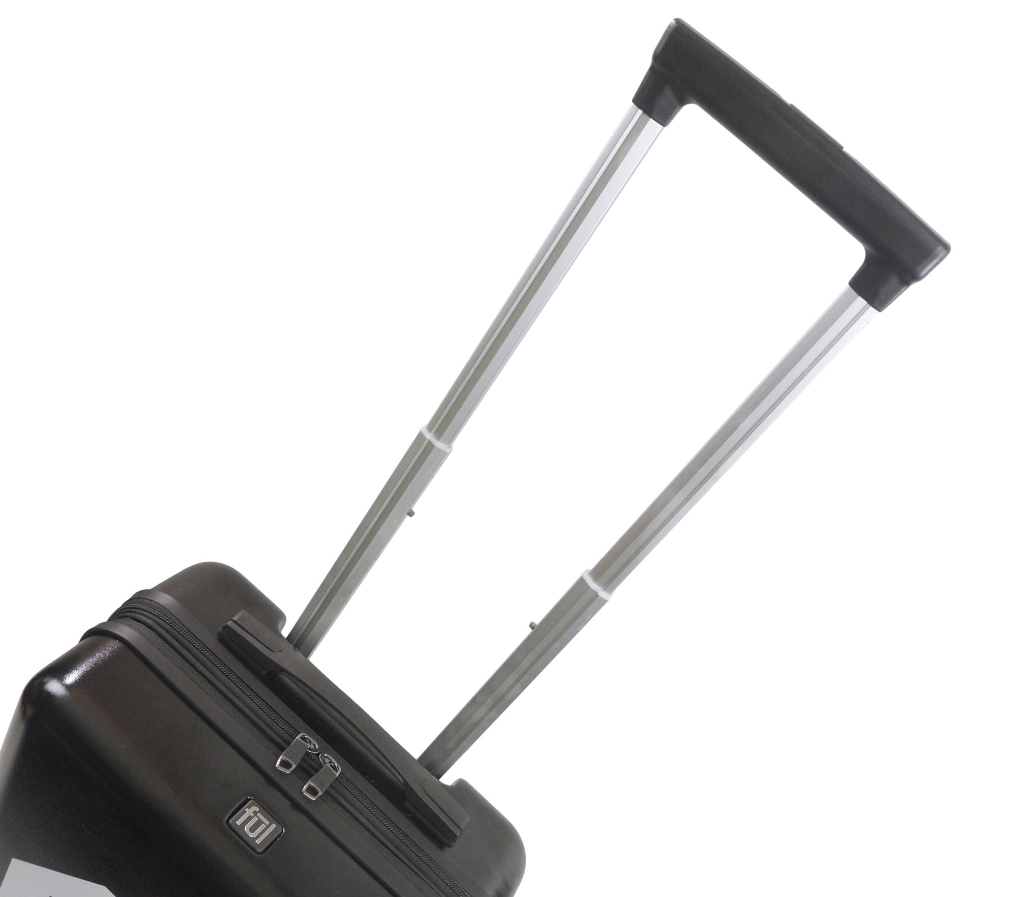 UFC Ful 22.5" Black Carry-On Fist Logo Spinner, Hard side Suitcases Rolling Luggage