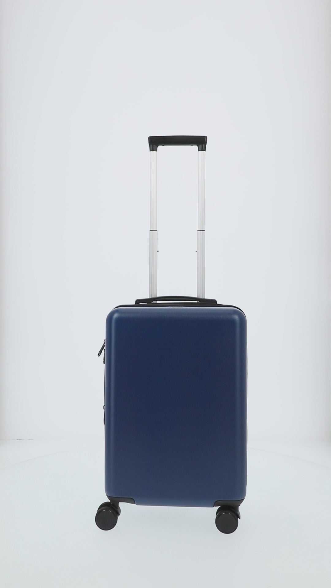 Navy blue WB powerpuff girls 22.5" carry-on spinner suitcase rolling luggage by Ful