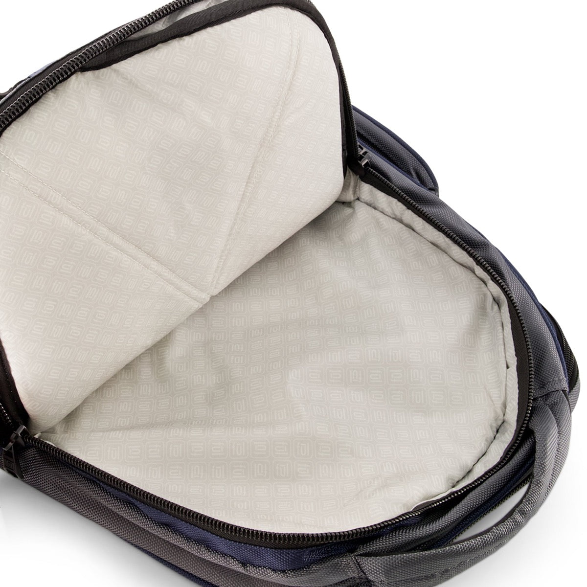 Big Easy Water Resistant 17" FŪL Laptop Carry-On Backpack Navy Grey